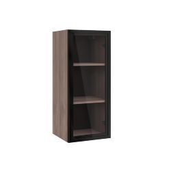 Шкаф-витрина навесной 16.322.02 Роквуд, Крем